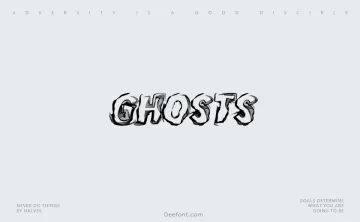 Ghosts Font
