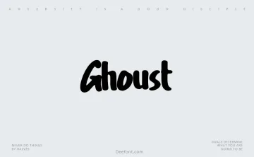 Ghoust Font