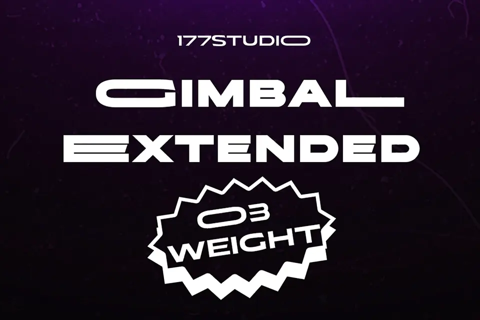 Gimbal Extended Font