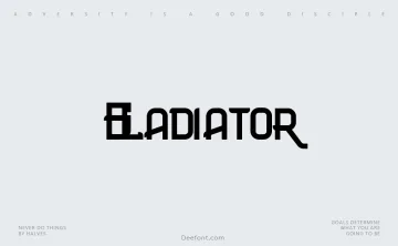 Gladiator Font