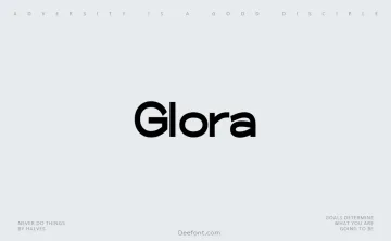 Glora Font Family