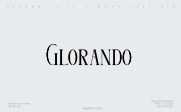 Glorando Font