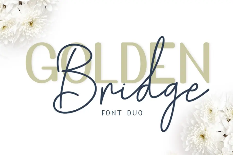 Golden Bridge Script Font