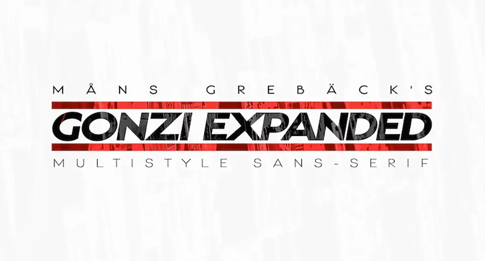 Gonzi Expanded Font