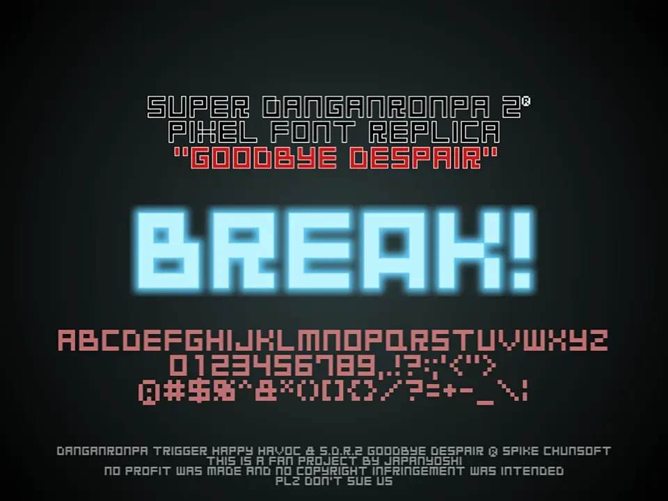 Goodbye Despair Font