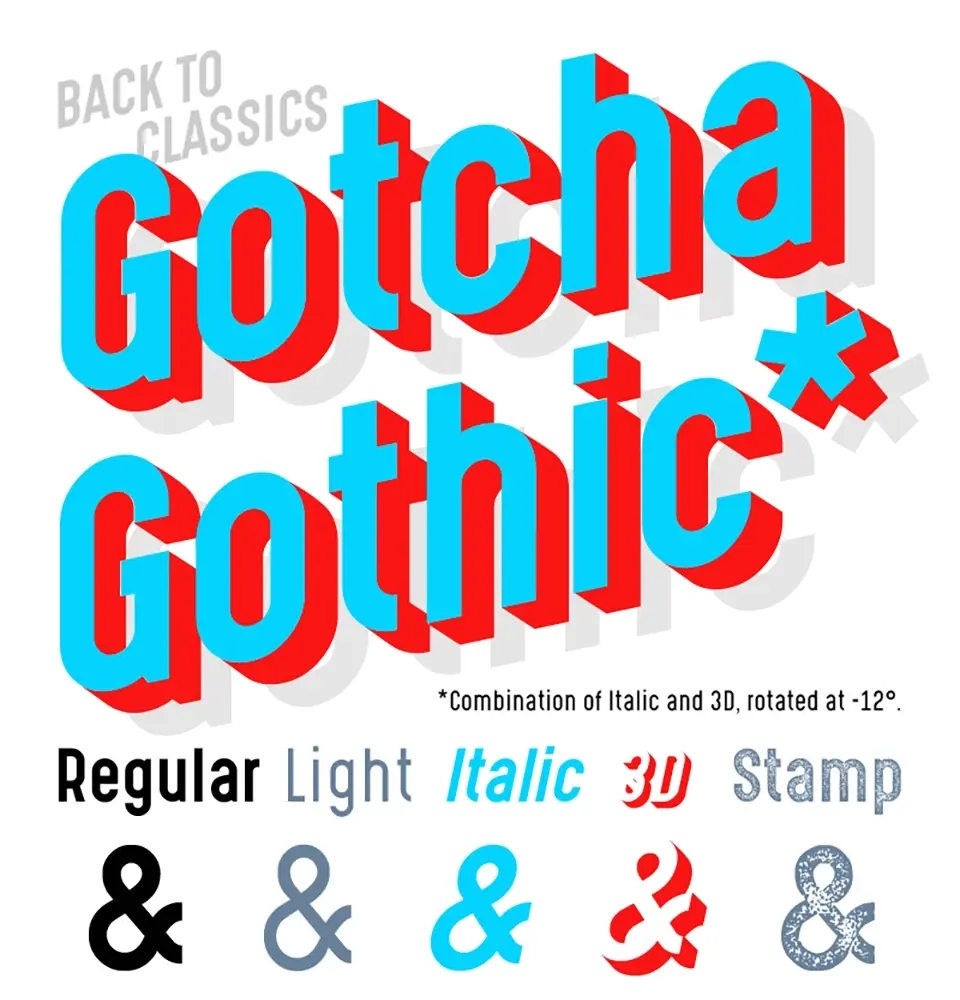 Gotcha Gothic Font