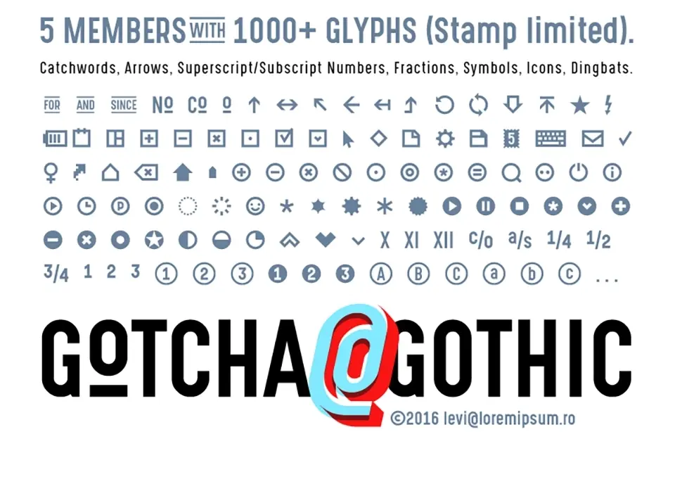 Gotcha Gothic Font