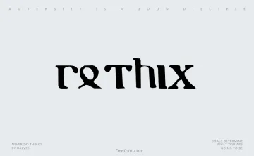 Gothic 1 Font