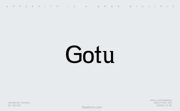 Gotu Font
