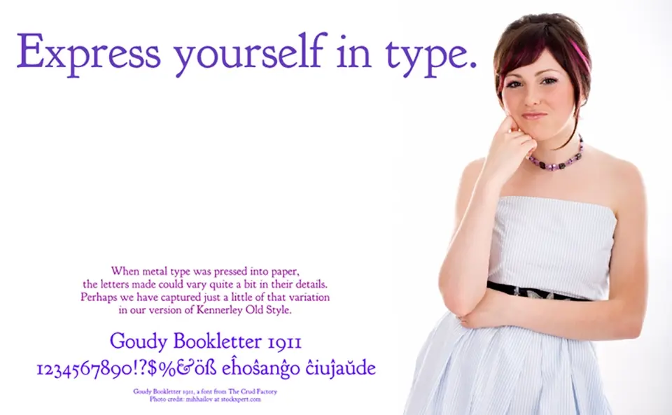 Goudy Bookletter 1911 Font