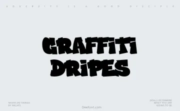 Graffiti Dripes Font
