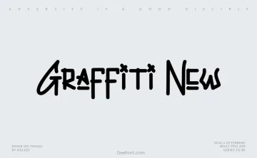 Graffiti New Font