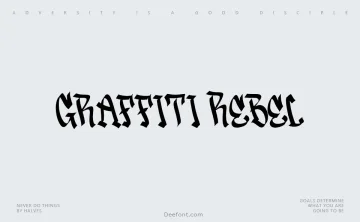 Graffiti Rebel Font