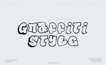 Graffiti Style Font