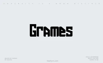 Grames Font