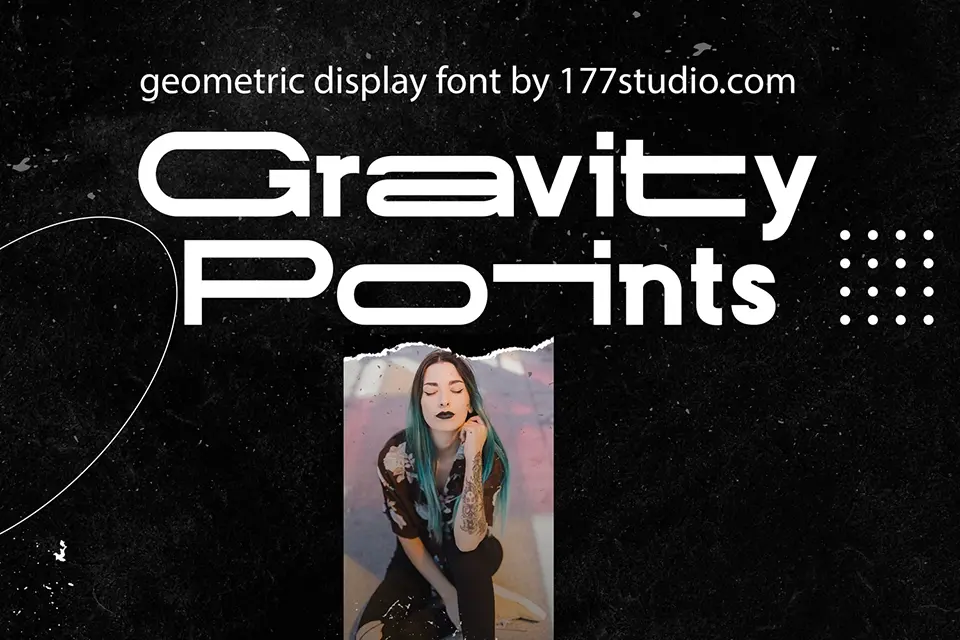 Gravity Points Font