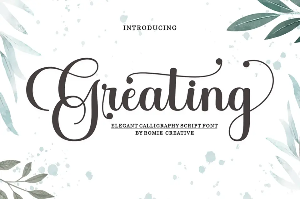 Greating Font