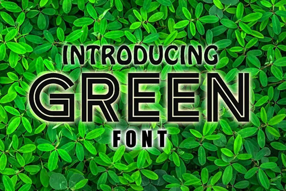 Green Font