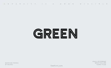 Green Font
