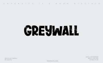 Greywall Font