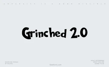 Grinched 2.0 Font