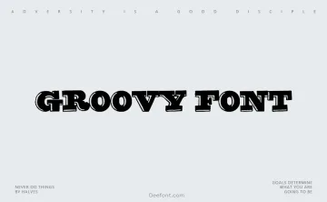 Groovy Typeface