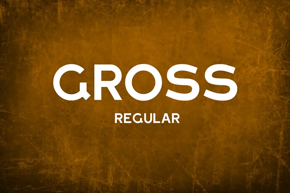Gross Font
