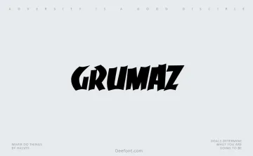 Grumaz Font