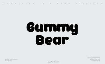 Gummy Bear Font