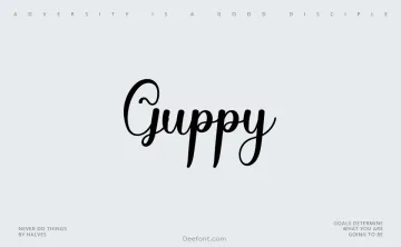 Guppy Font