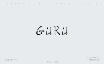 GuRu Font