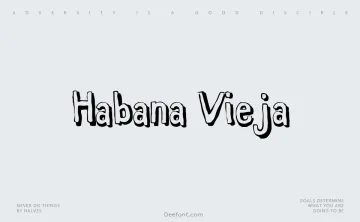 Habana Vieja Font