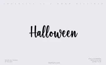Halloween Font