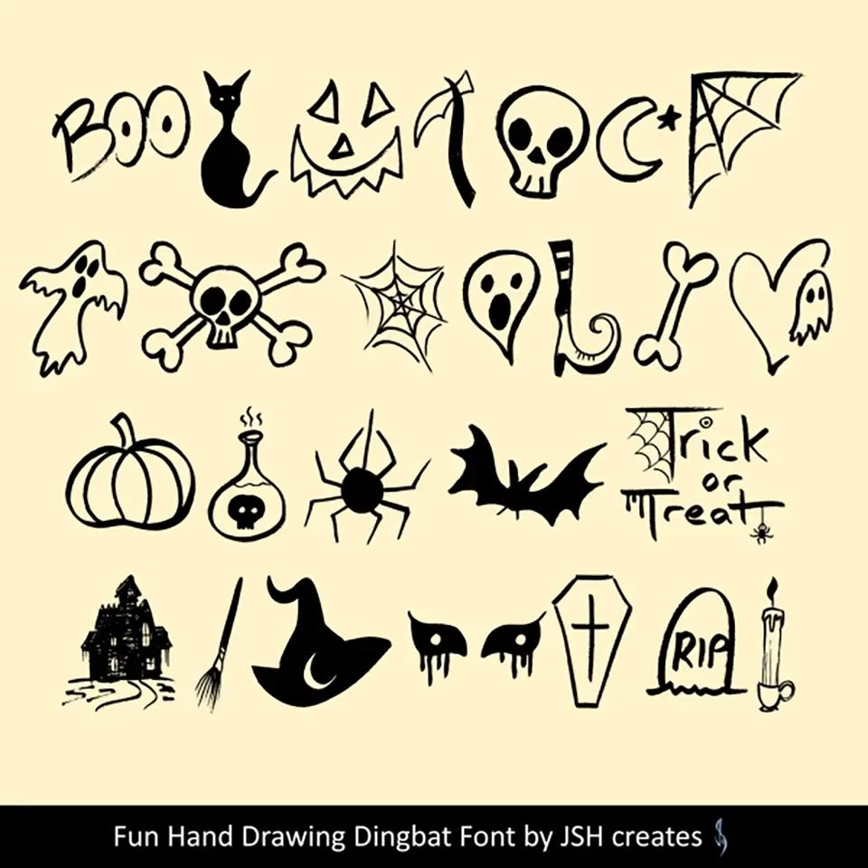 Halloween Spirits Font