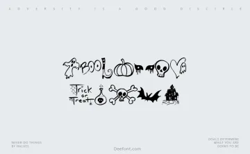 Halloween Spirits Font