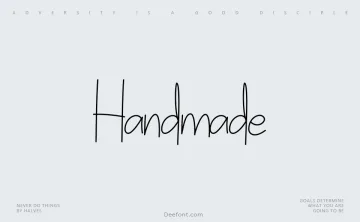 Handmade Typeface