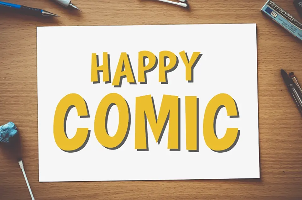 Happy Comic Font