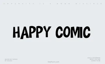 Happy Comic Font