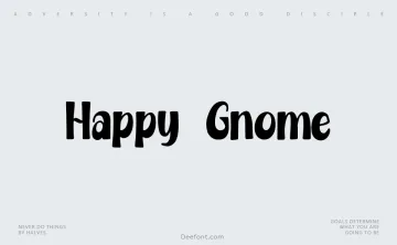 Happy Gnome Font