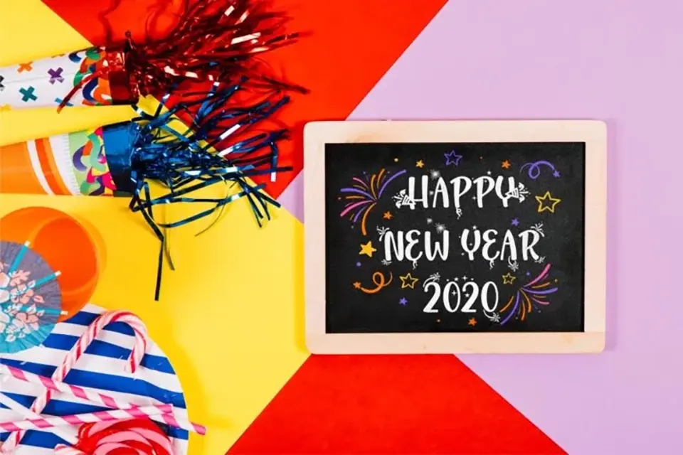 Happy New Year Party Font