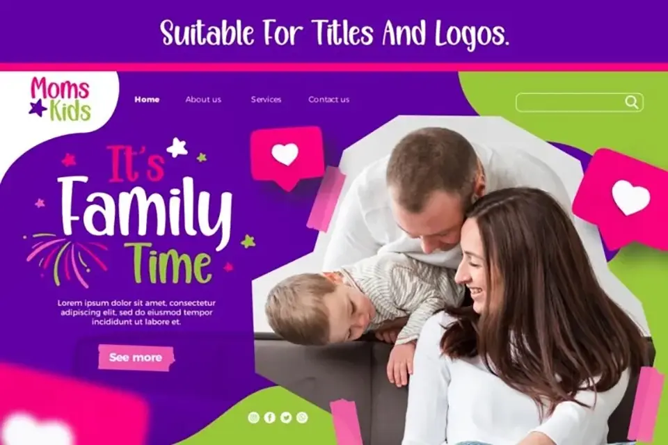 Happy New Year Party Font