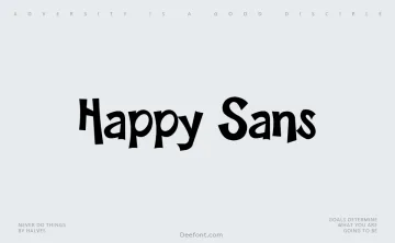Happy Sans Font