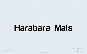 Harabara Mais Font