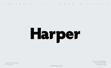 Harper Font