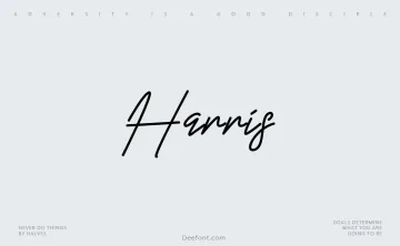 Harris Font