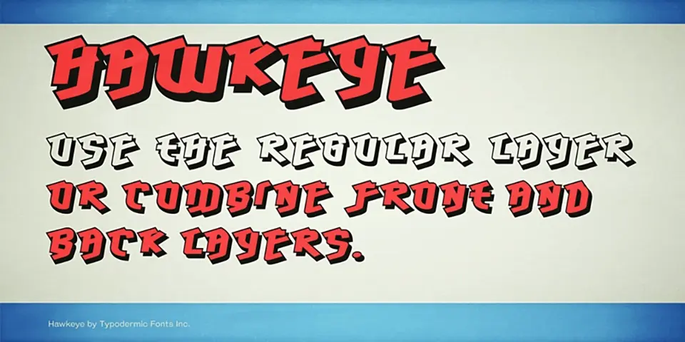 Hawkeye Font