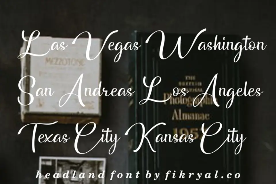 Headland Script Font