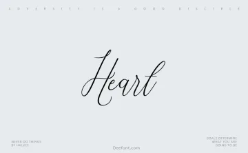 Heart Font