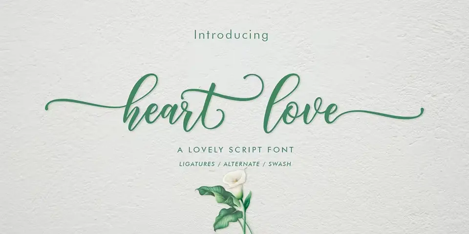 Heart Love Font