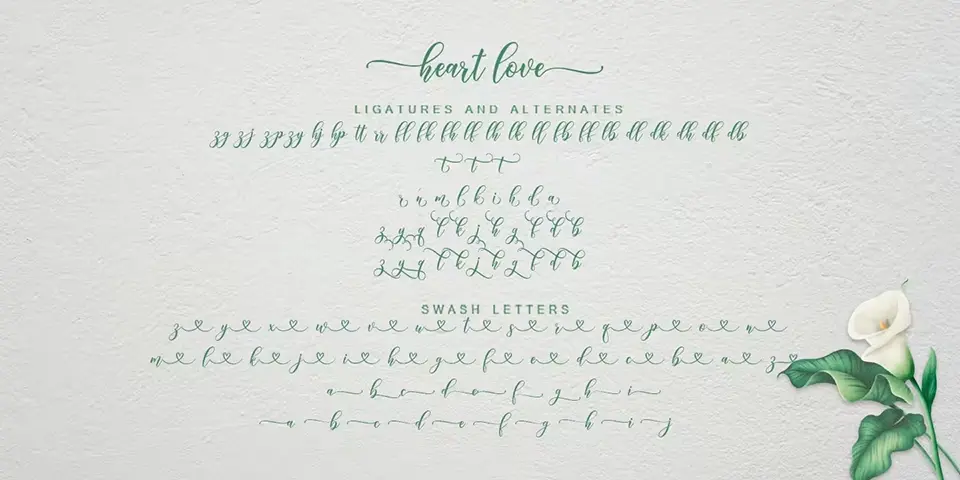 Heart Love Font